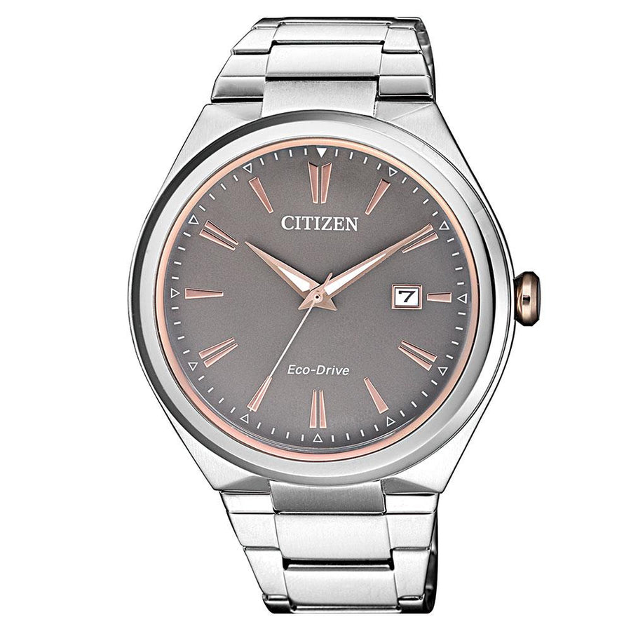 Citizen Gents Dress Eco-Drive Stainless Steel Watch - AW1376-55H