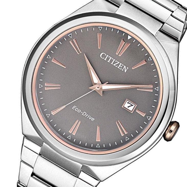 Citizen Gents Dress Eco-Drive Stainless Steel Men's Watch - AW1376-55H