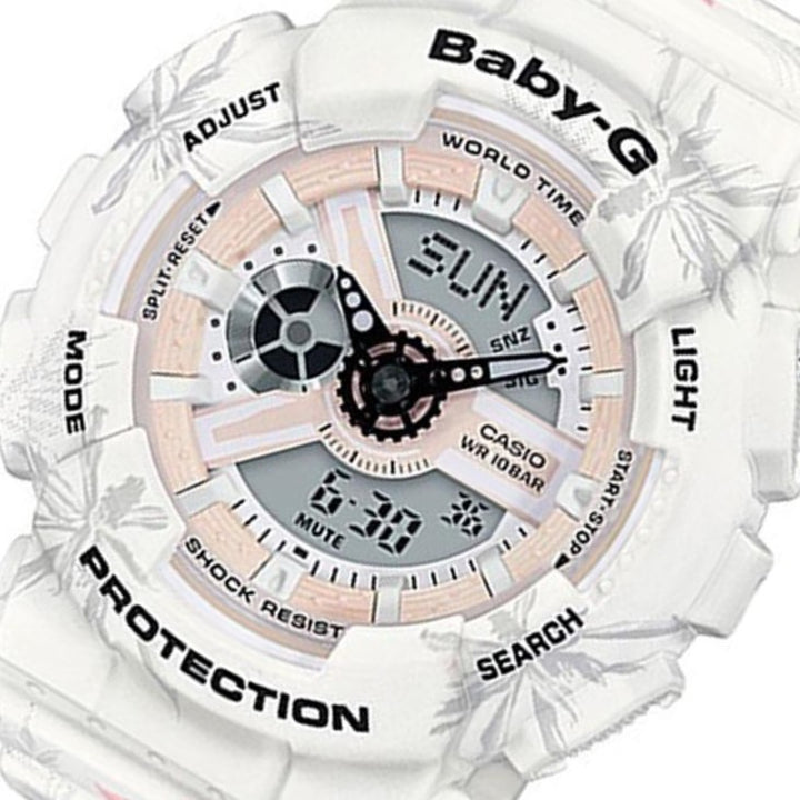 Casio BABY-G Women's Floral Digital Watch - BA110CF-7A