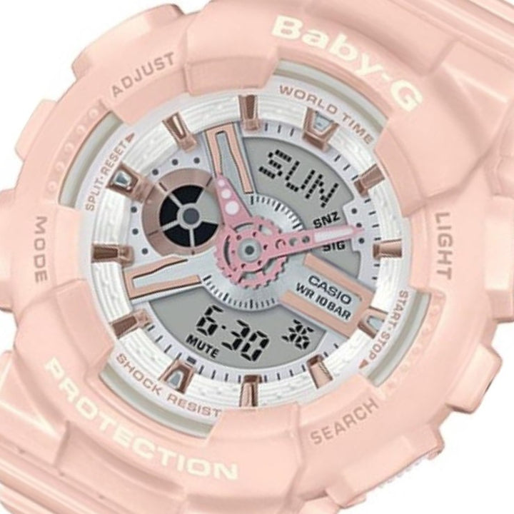Casio BABY-G Pastel Pink Ladies Watch - BA110RG-4A