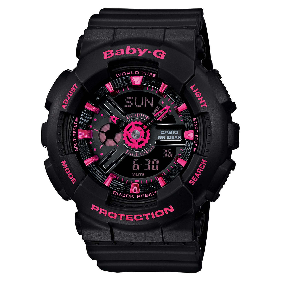 Casio BABY-G Neon Analog-Digital Women's Watch - BA111-1A