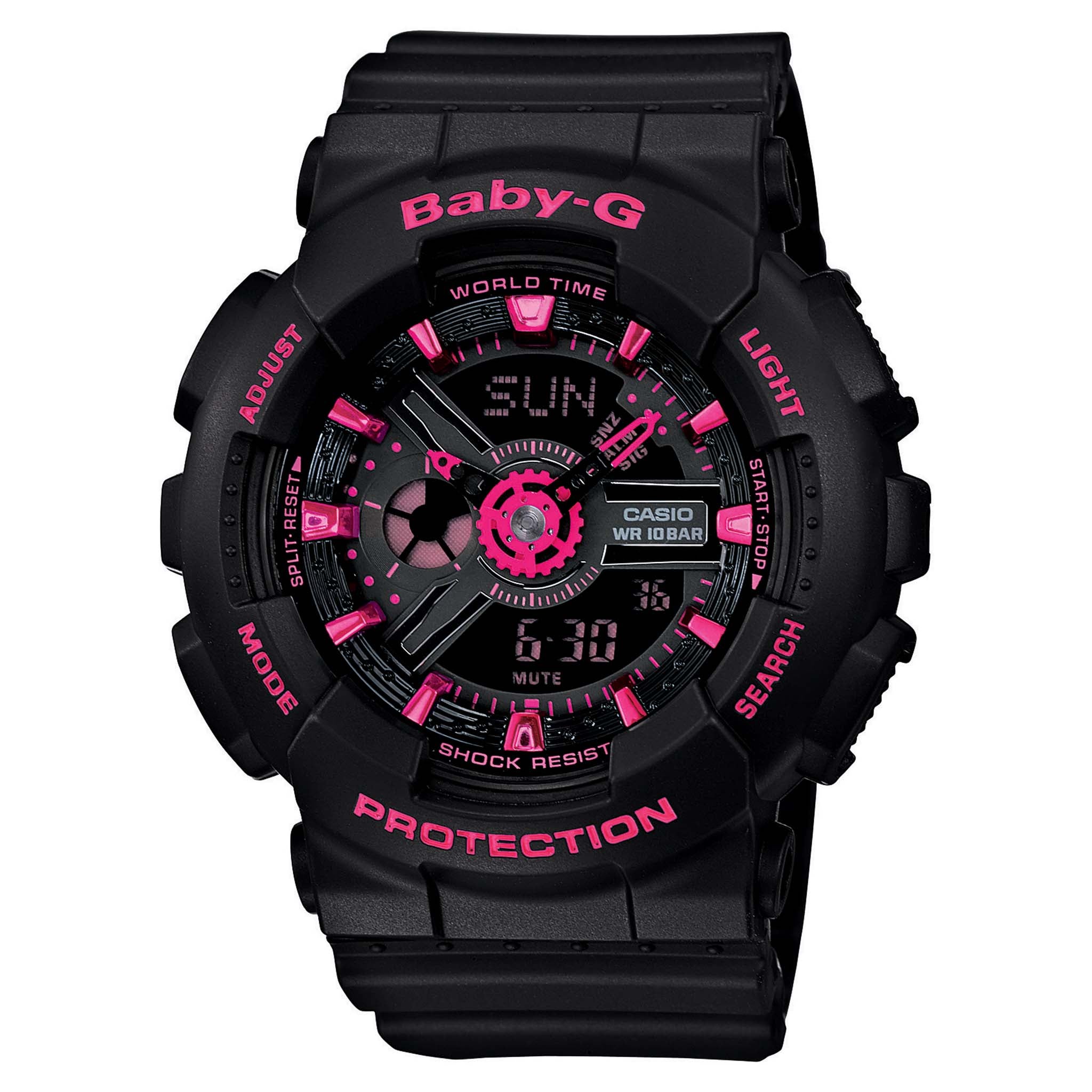 Casio BABY-G Neon Analog-Digital Women's Watch - BA111-1A