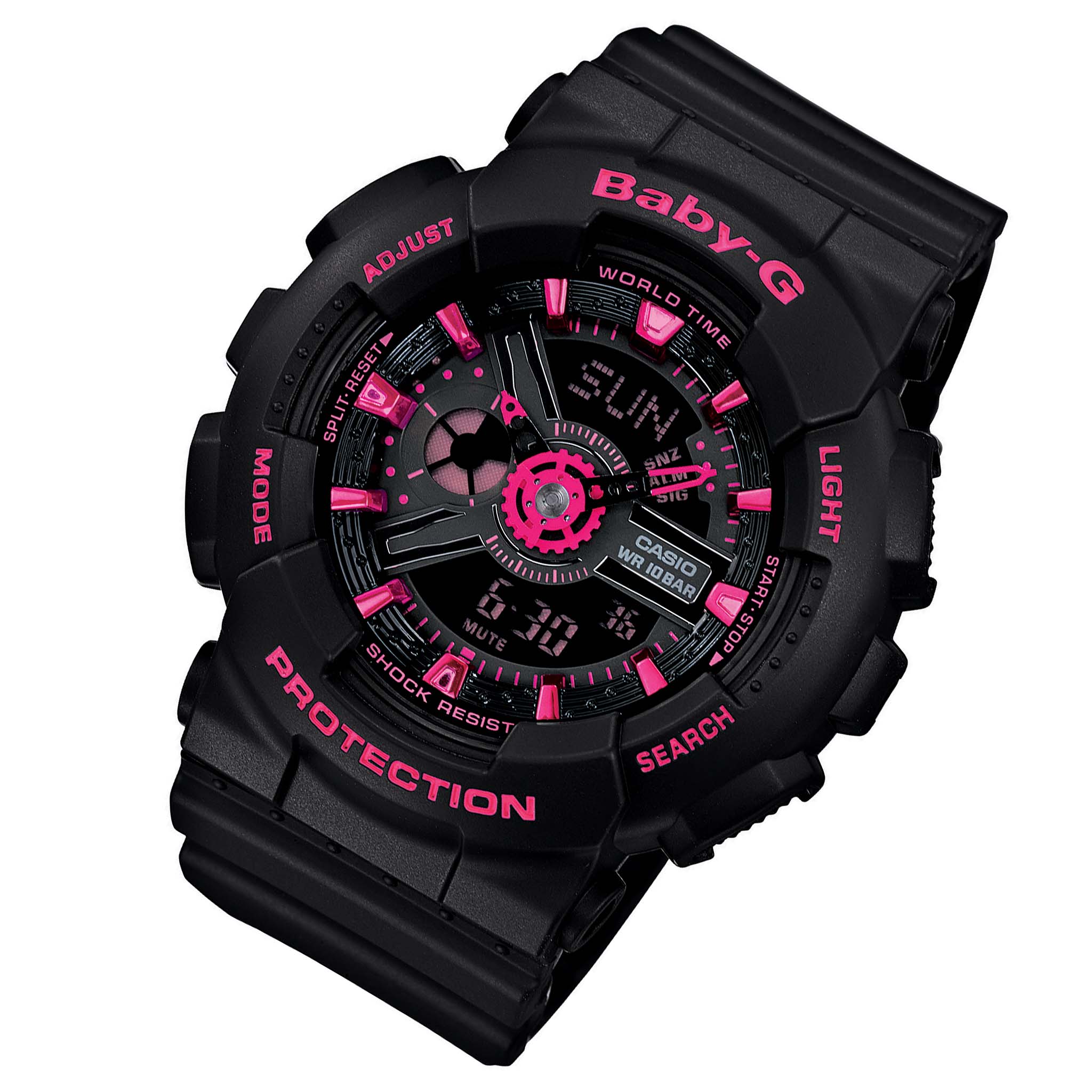 Casio BABY-G Neon Analog-Digital Women's Watch - BA111-1A