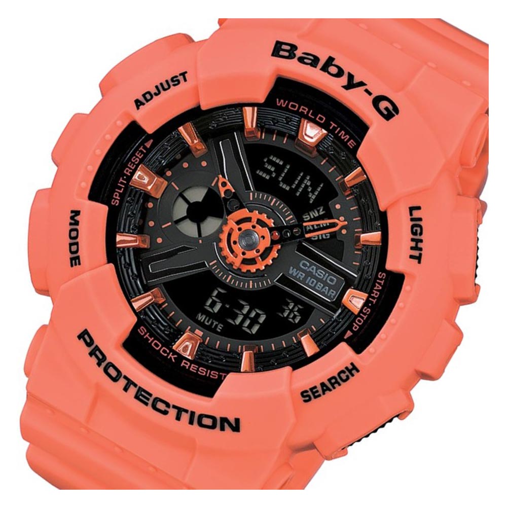 Casio BABY-G Neon Analog-Digital Women's Watch - BA111-4A2