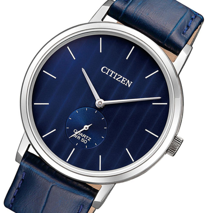 Citizen Blue Leather Men's Watch - BE9170-05L