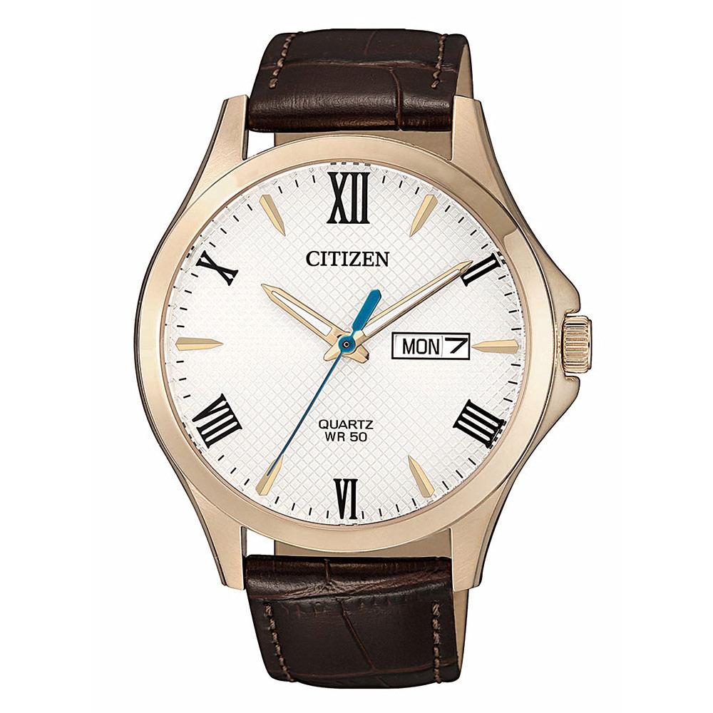 Citizen Brown Leather Men's Watch - BF2023-01A