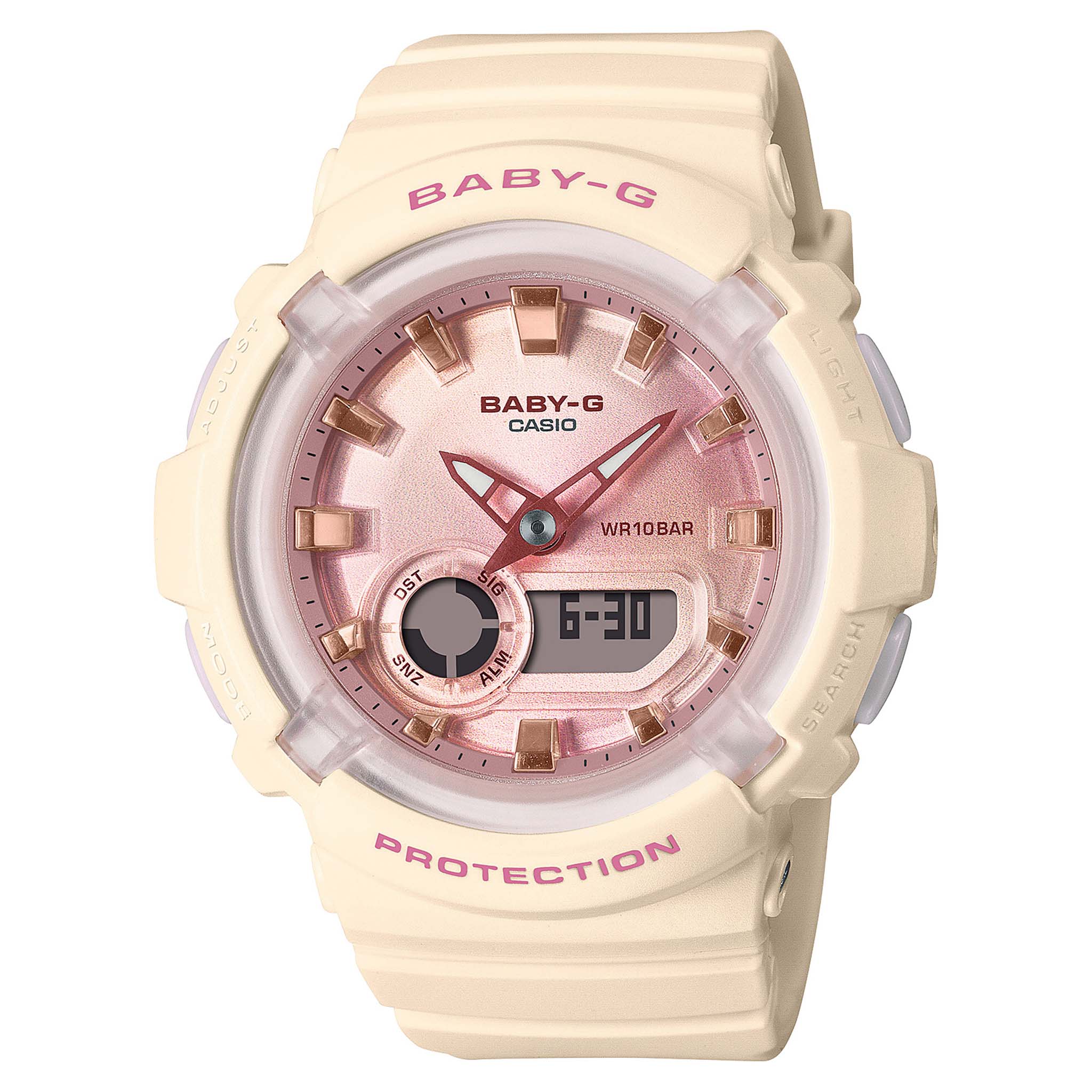 Casio BABY-G Ivory Resin Analog-Digital Women's Watch - BGA280-4A2