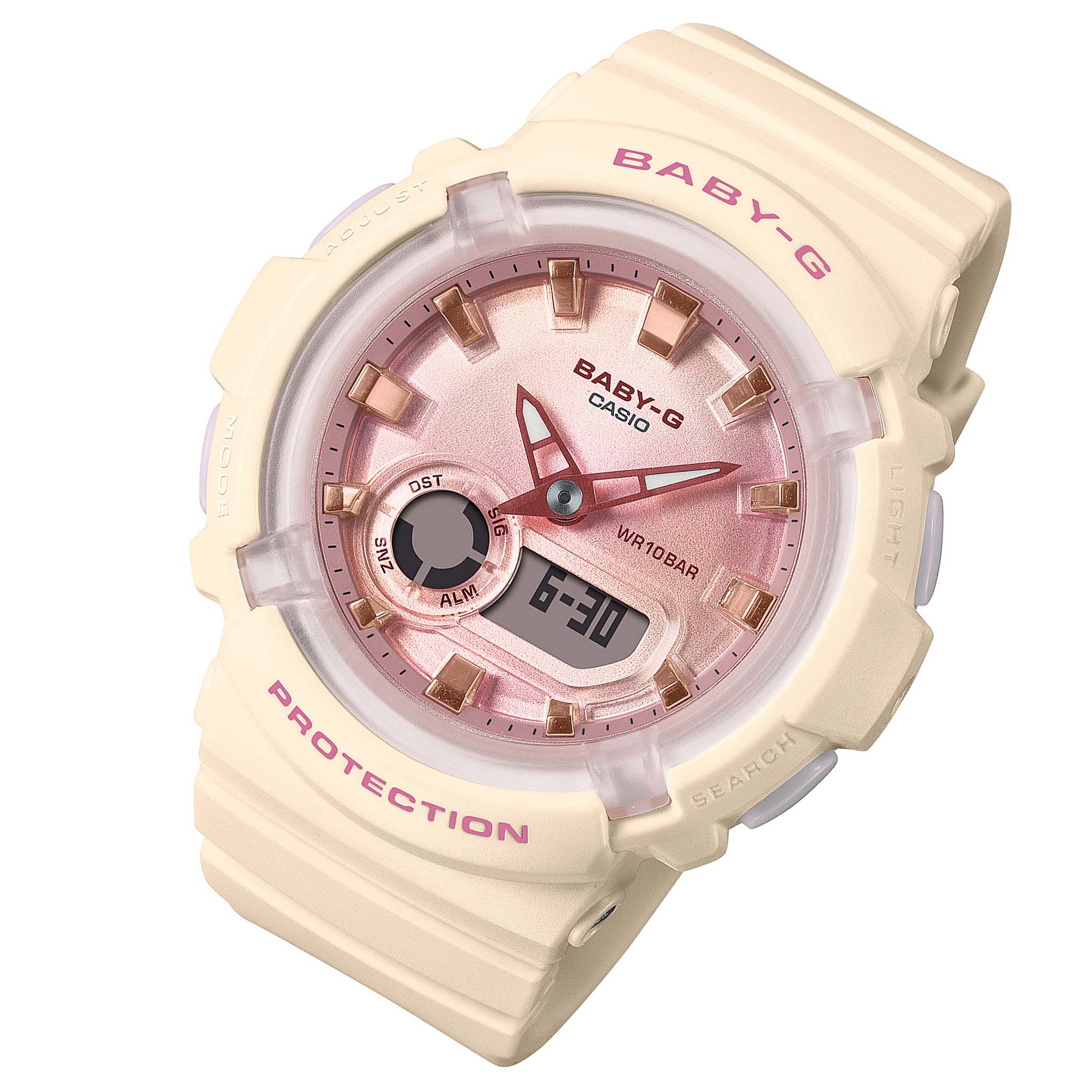Casio BABY-G Ivory Resin Analog-Digital Women's Watch - BGA280-4A2