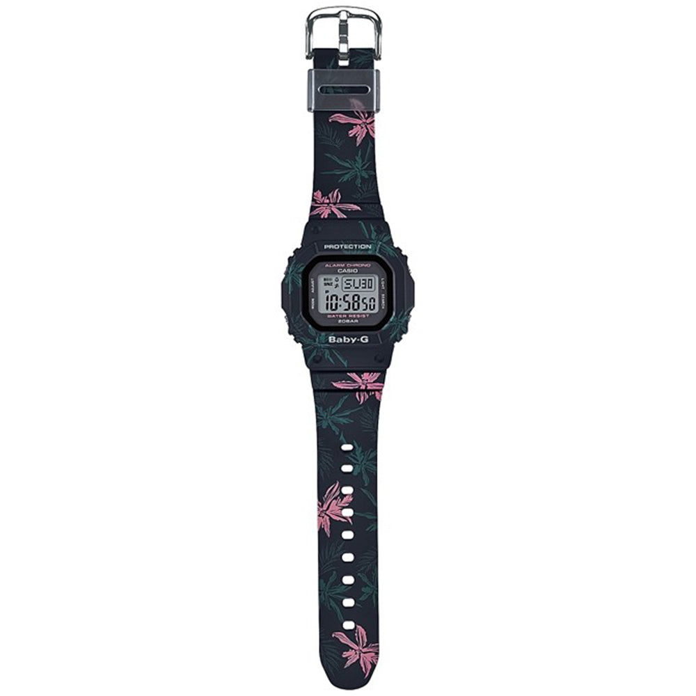 Casio BABY-G Women's Floral Digital Watch - BGD560CF-1D