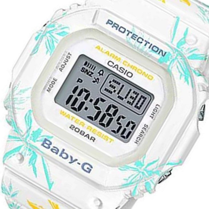 Casio BABY-G Women's Floral Digital Watch - BGD560CF-7D