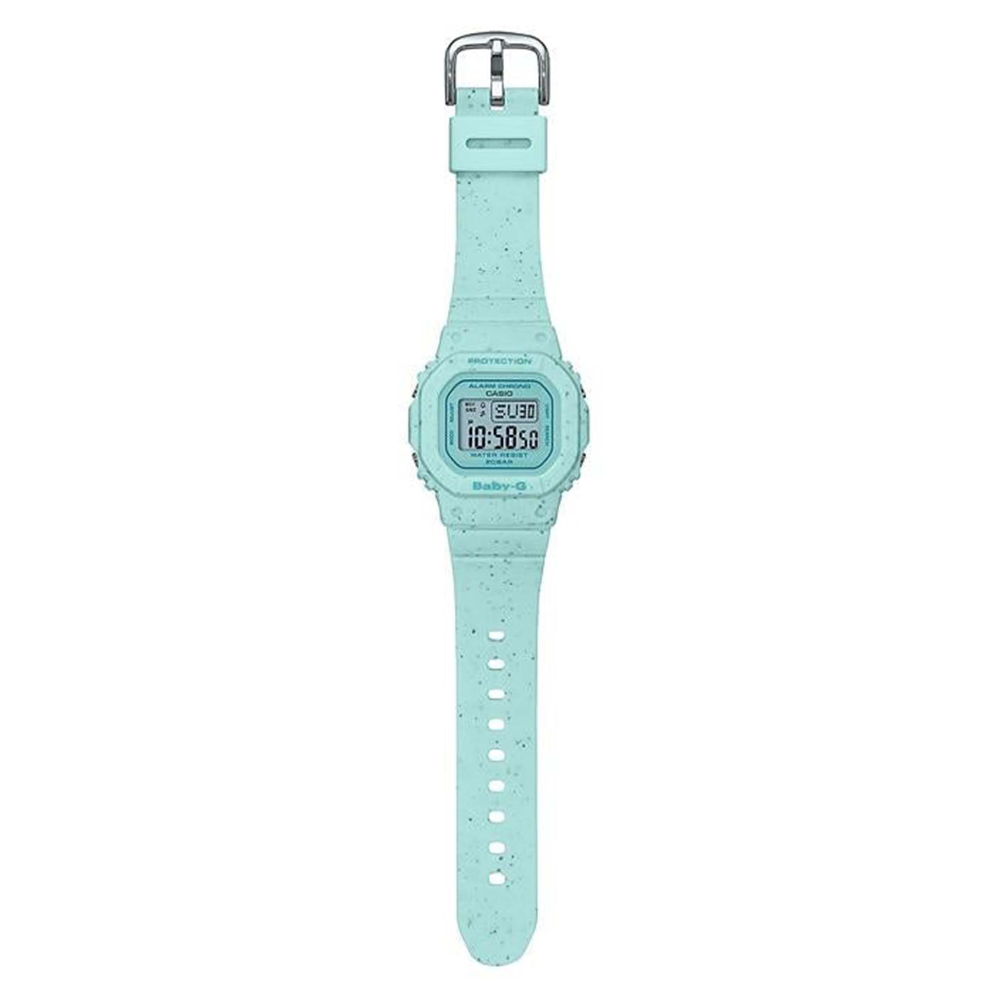 Casio BABY-G Mint Green Resin Band Digital Women's Watch - BGD560CR-2D