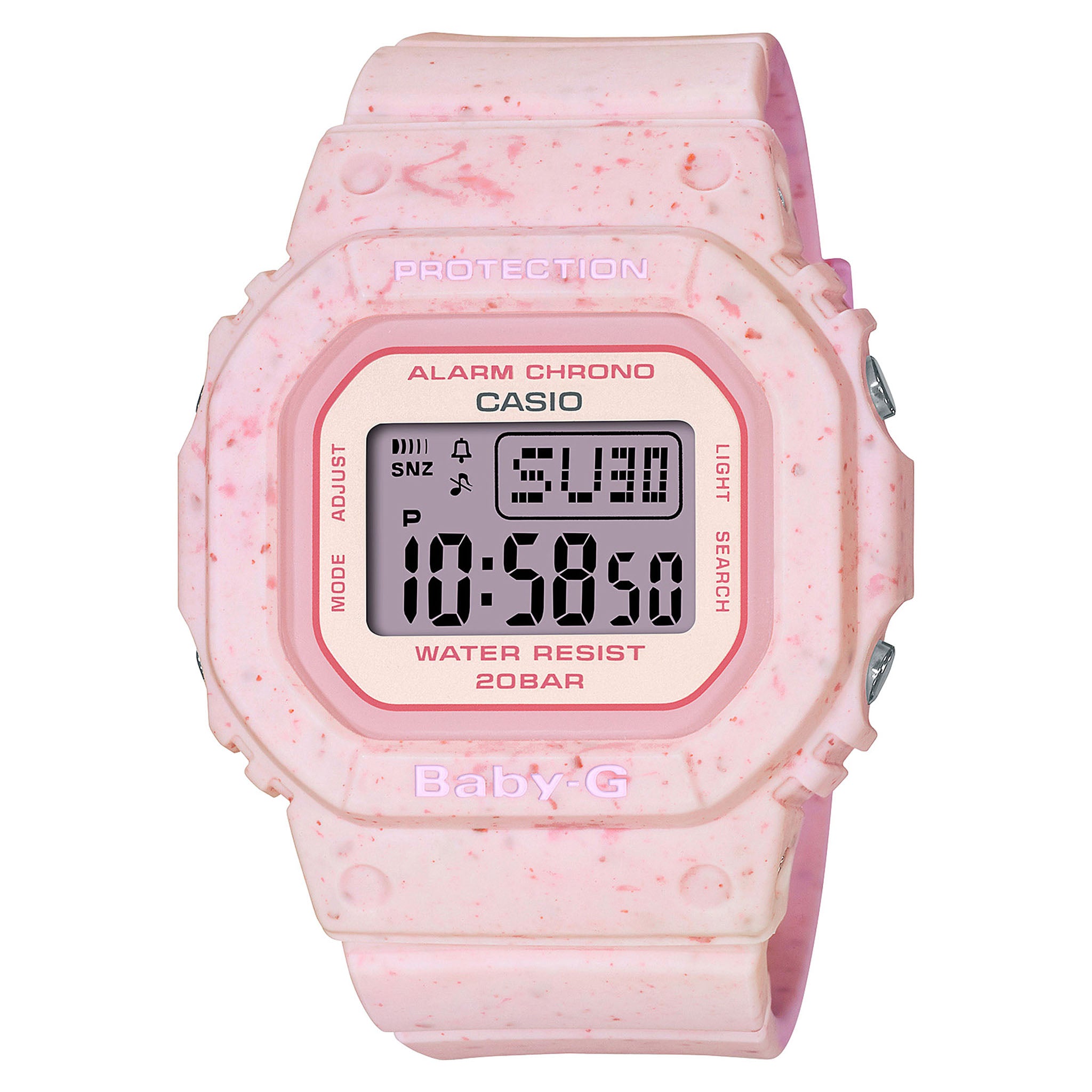 Casio BABY-G Strawberry Resin Band Digital Women's Watch - BGD560CR-4D