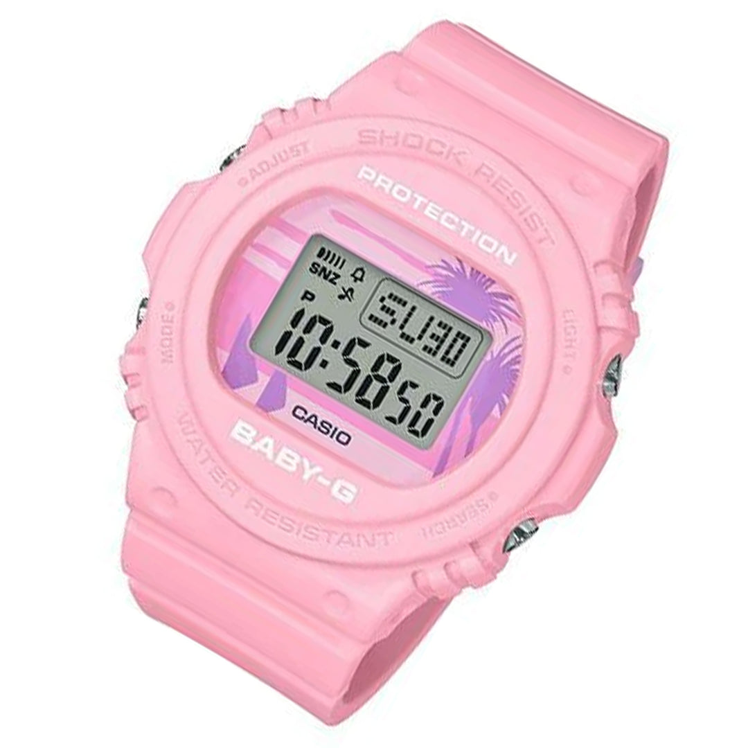 Casio BABY-G Pastel Pink Resin Digital Women's Watch - BGD570BC-4D