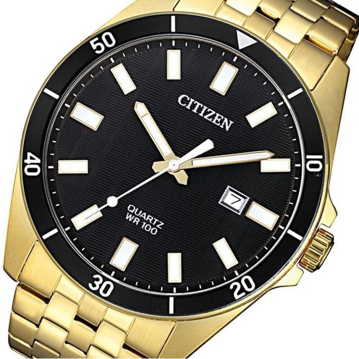 Citizen Gents Gold Stainless Steel Quartz Men's Watch - BI5052-59E