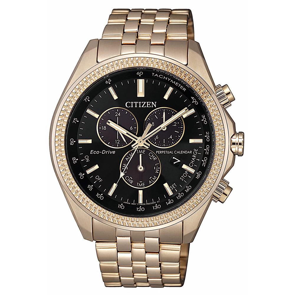 Citizen Rose Gold Steel Men's Eco-Drive Watch - BL5563-58E