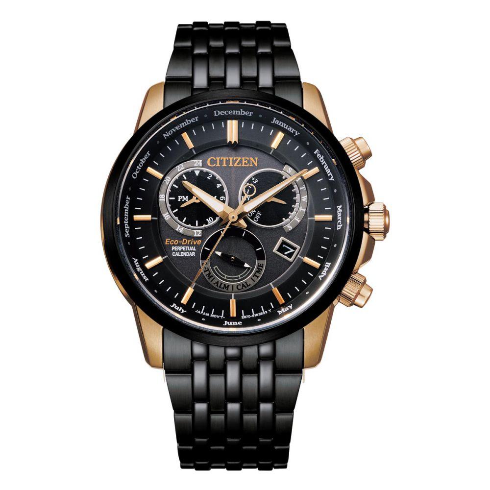 Citizen Rose Gold Steel Men's Solar Watch - BL8156-80E