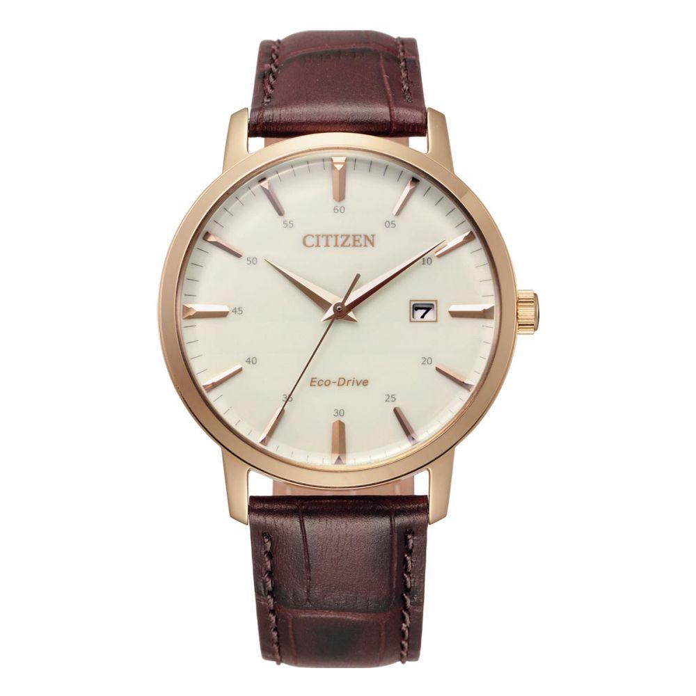 Citizen Brown Leather Men's Solar Watch - BM7463-12A