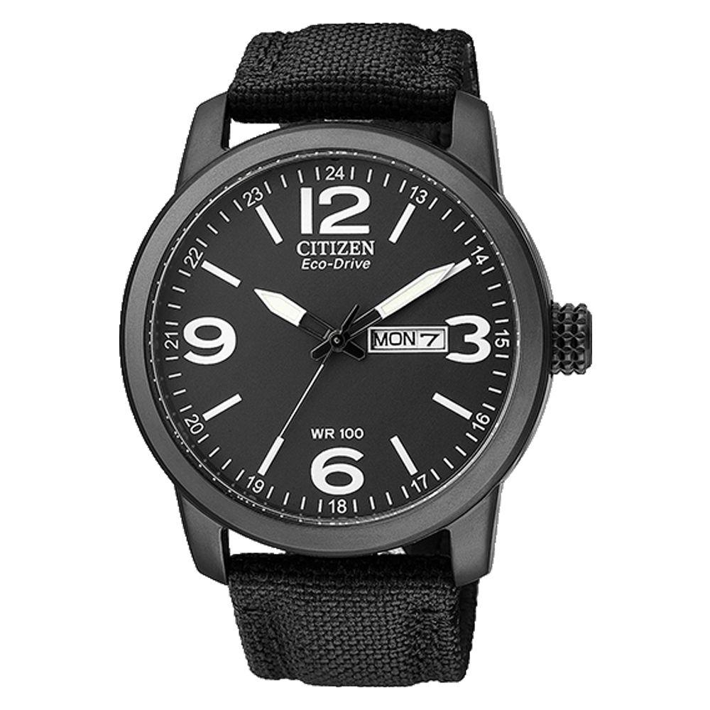 Citizen Black Nylon Men's Solar Watch - BM8475-34E