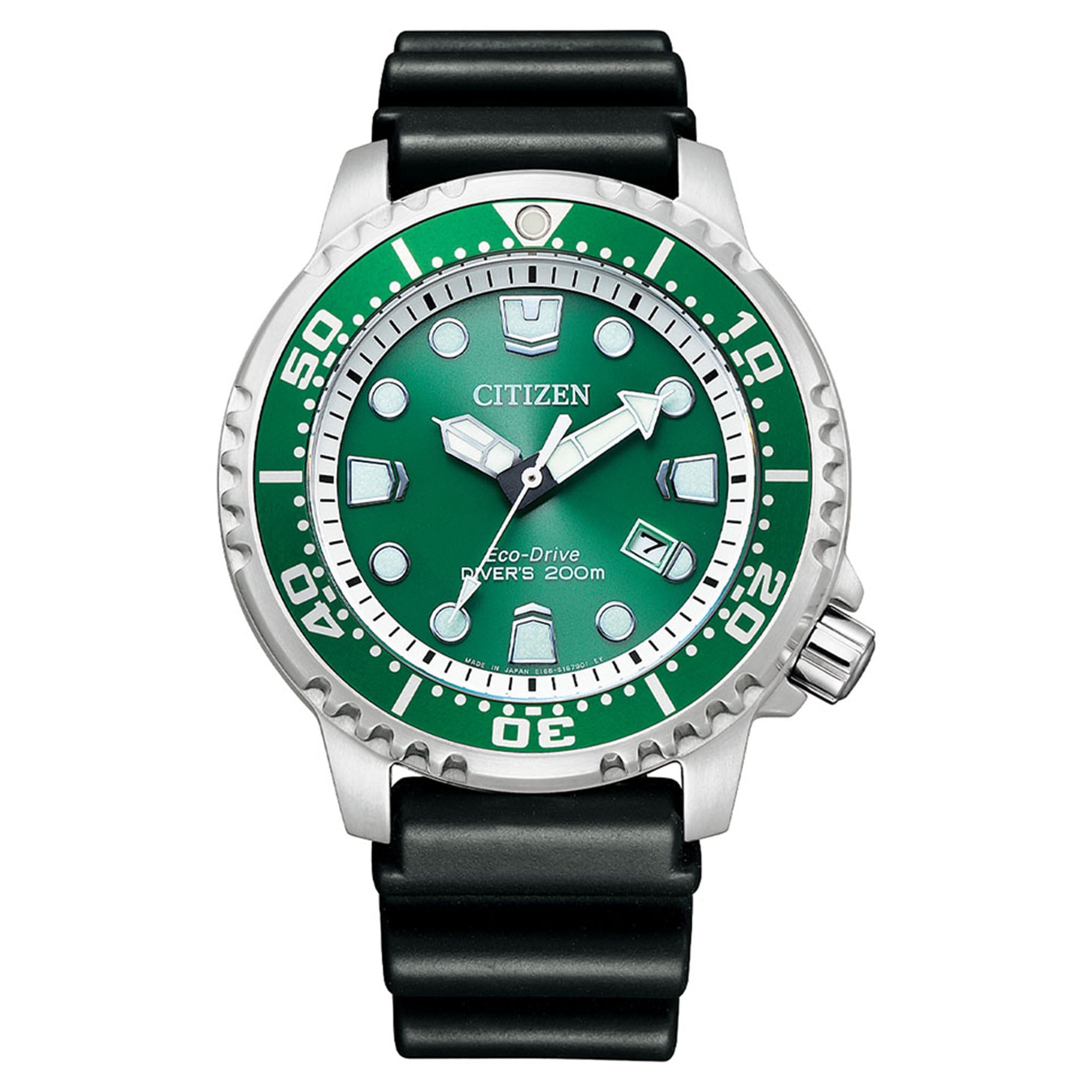 Citizen Promaster Marine Eco-Drive Green Dial Men's Watch - BN0158-18X