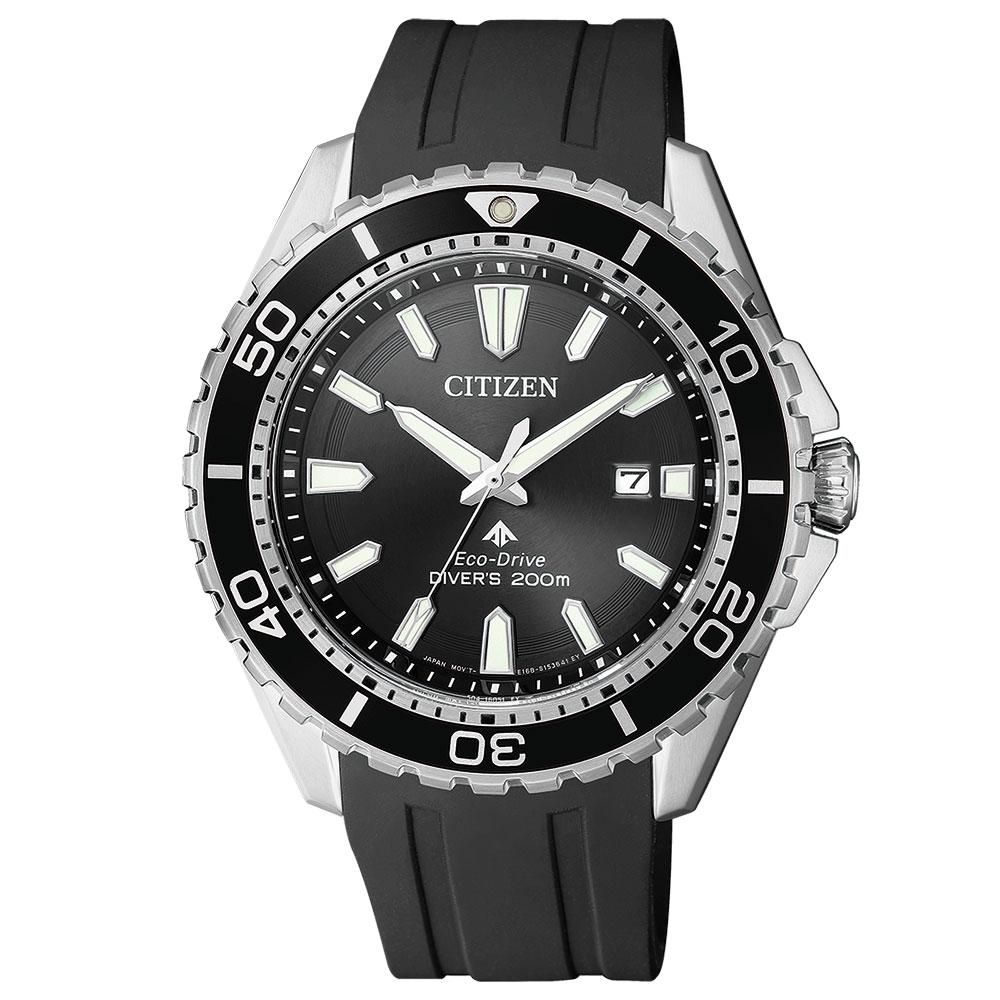 Citizen Promaster Marine Gents Eco-Drive Stainless Steel Diver Watch - BN0190-15E