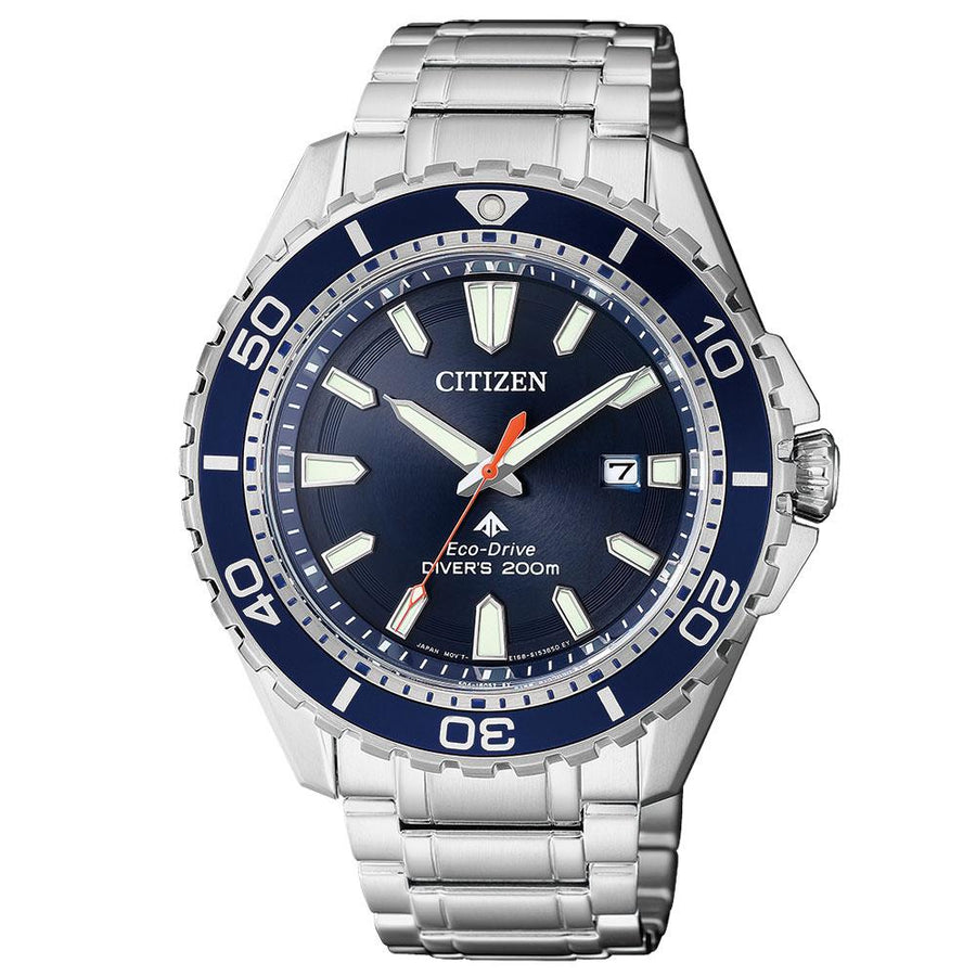 Citizen Promaster Marine Gents Eco-Drive Stainless Steel Diver Watch - BN0191-80L