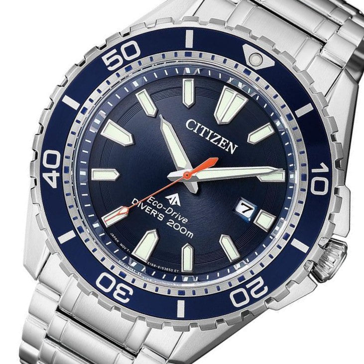 Citizen Promaster Marine Gents Eco-Drive Stainless Steel Diver Men's Watch - BN0191-80L