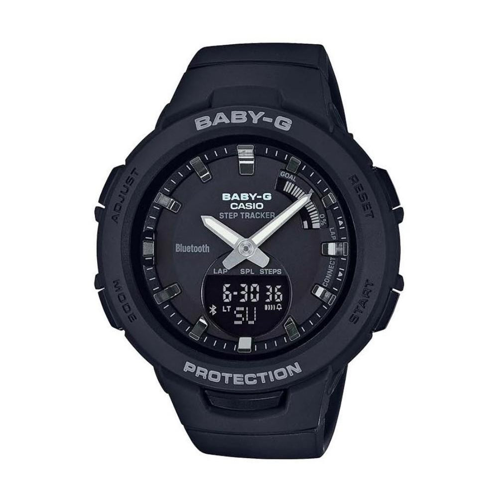 Casio Baby G Bluetooth Black Digital Sports Ladies Watch - BSAB100-1A