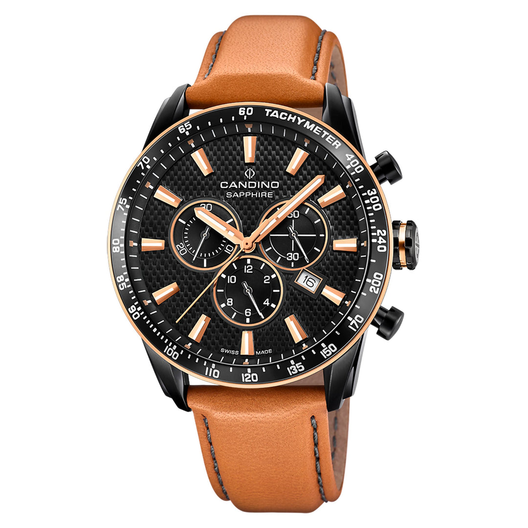Candino Brown Leather Men's Watch - C4759/1