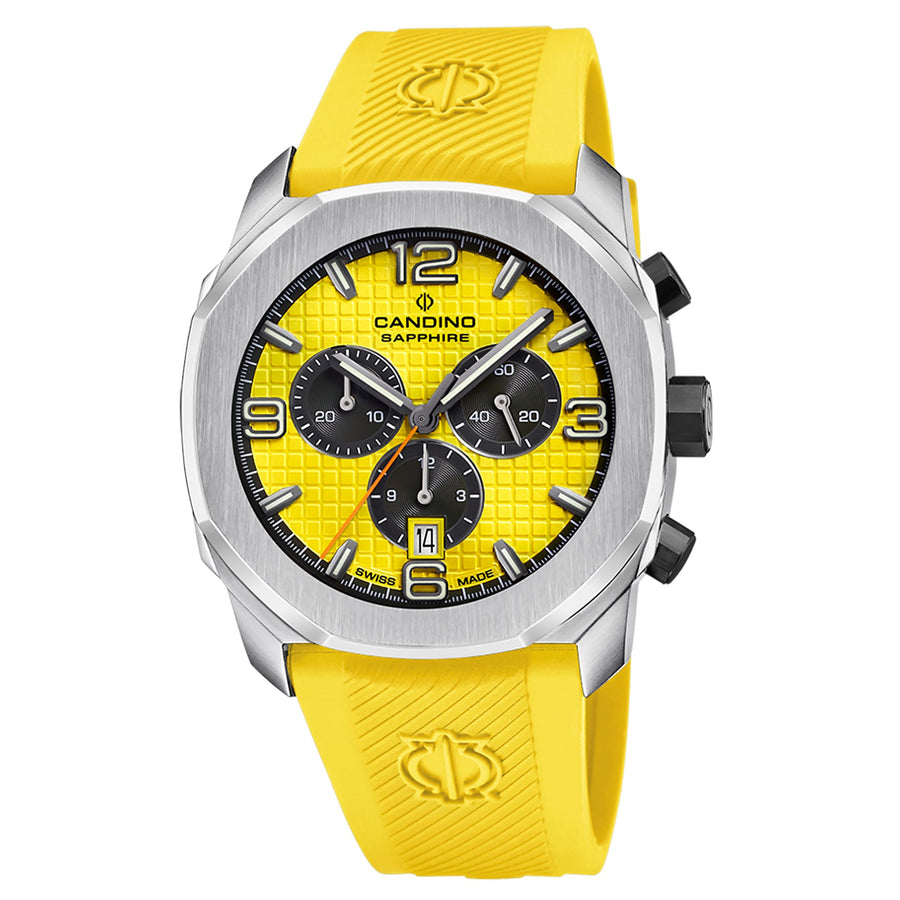 Candino Yellow Plastic Men's Watch - C4774/1