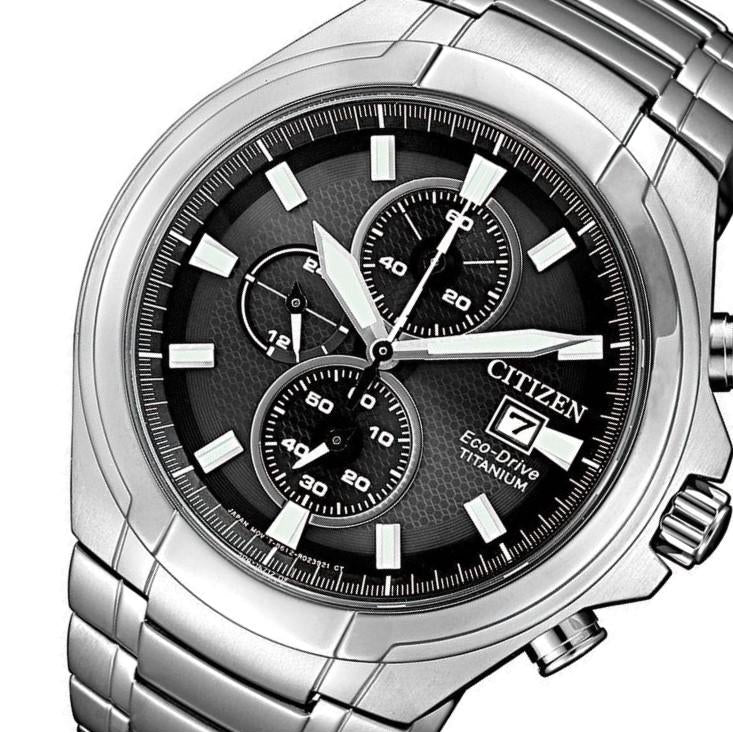 Citizen Gents Super Titanium Eco-Drive Multi-Function Men's Watch - CA0700-86E