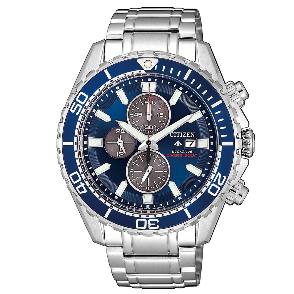 Citizen Promaster Marine Gents Eco-Drive Stainless Steel Diver Watch - CA0710-82L