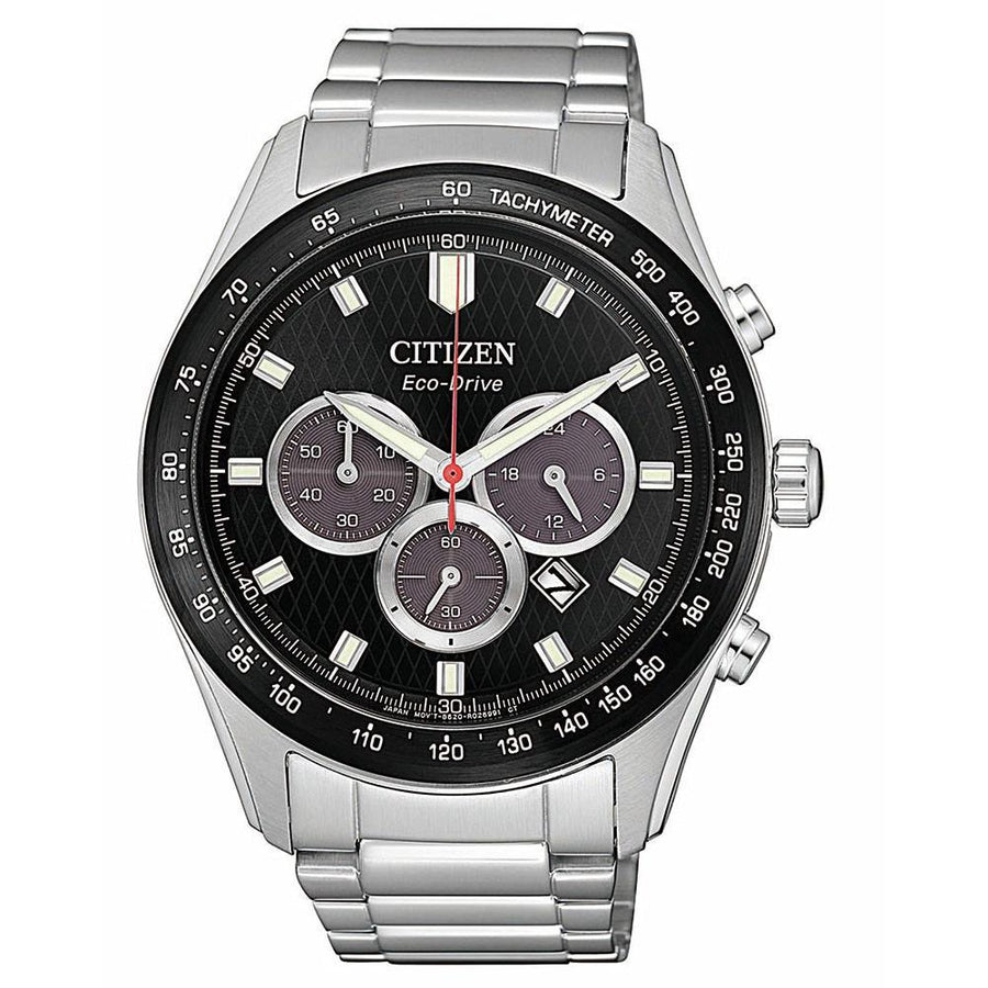Citizen Silver Steel Men's Eco-Drive Watch - CA4454-89E