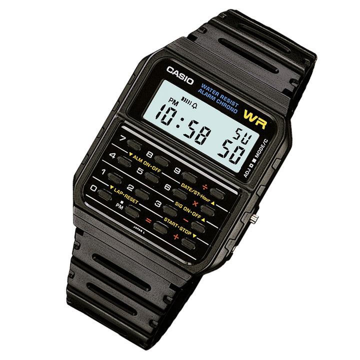 Casio Vintage Black Resin Digital Unisex Watch - CA53W-1