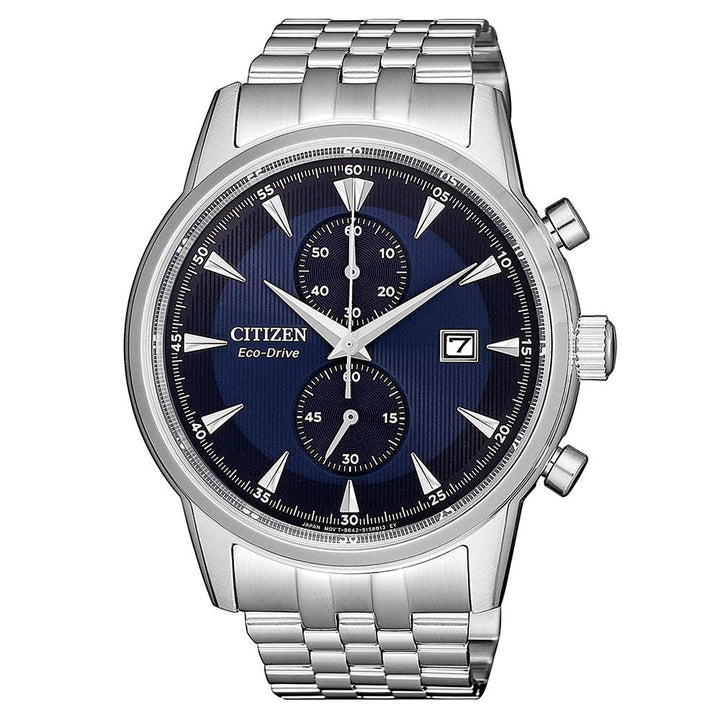 Citizen Gents Chronograph Eco-Drive Stainless Steel Watch - CA7001-87L