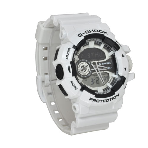 Casio G-SHOCK White Duo Chrono Men's Watch - GA400-7A