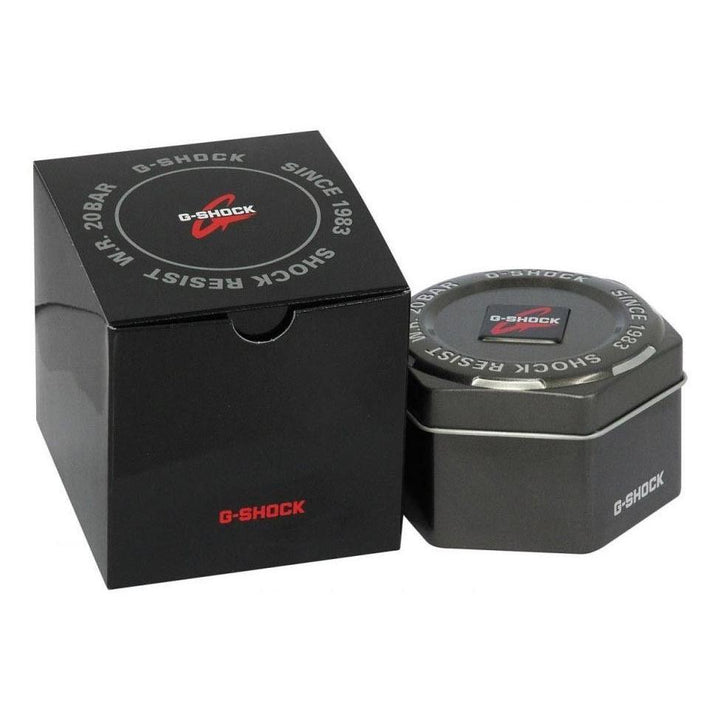 Casio G-SHOCK X-Large Black Resin Gold Dial Analogue-Digital Men's Watch - GA110GB-1