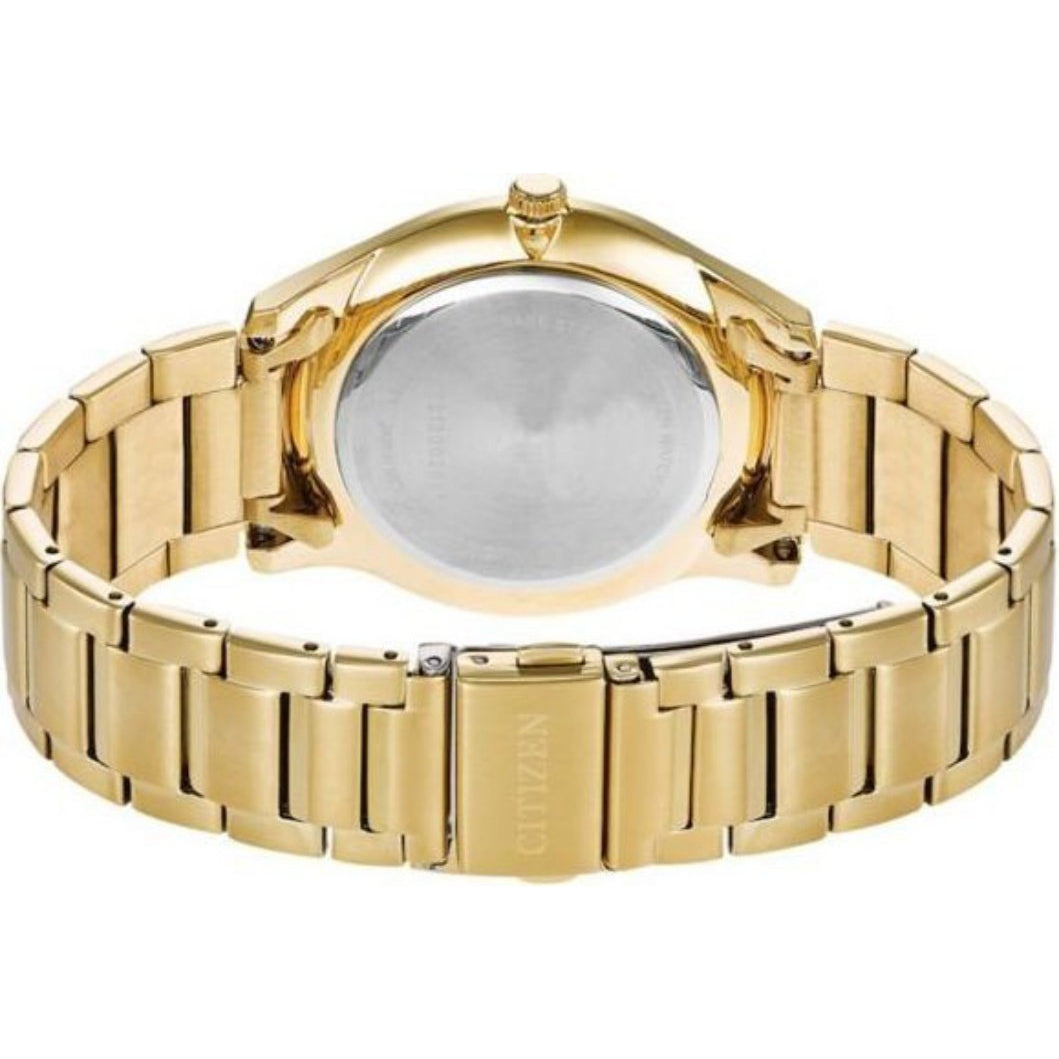 Citizen Gents Gold Stainless Steel Quartz Men's Watch - BD0043-83E