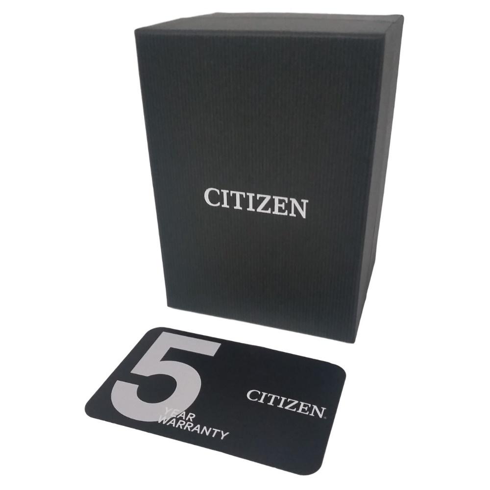 Citizen Gents Brown Leather Quartz Men's Watch - BI1038-01A