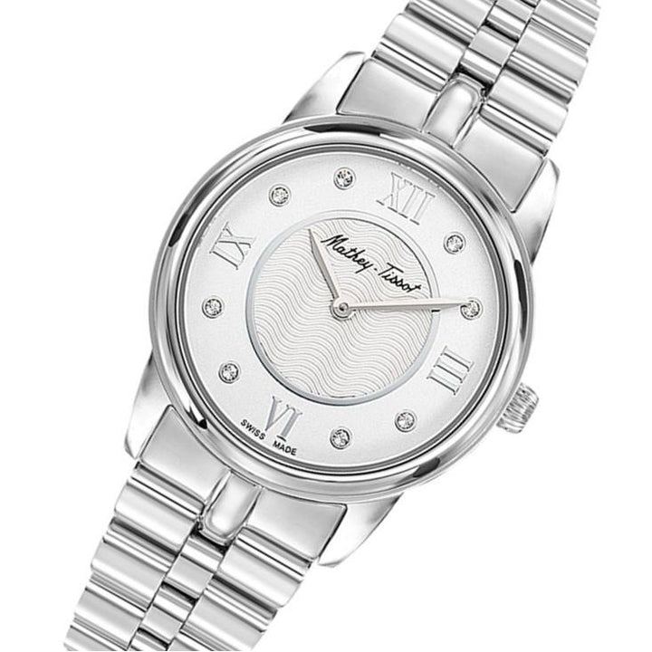 Mathey-Tissot Artemis Stainless Steel White Dial Swiss Made Women's Watch - D1086AQI