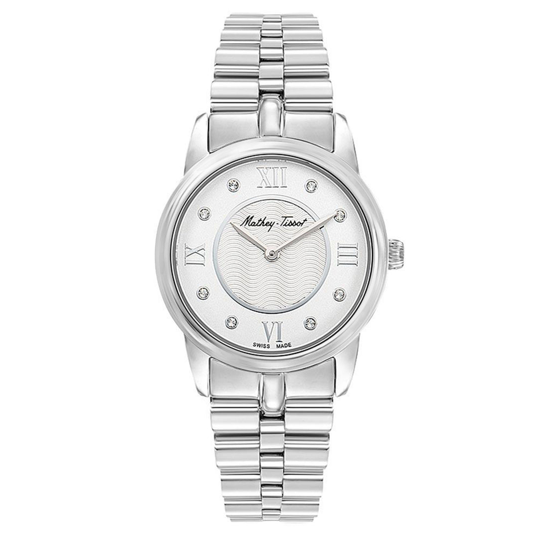 Mathey-Tissot Artemis Silver Steel White Dial Swiss Made Women's Watch - D1086AI