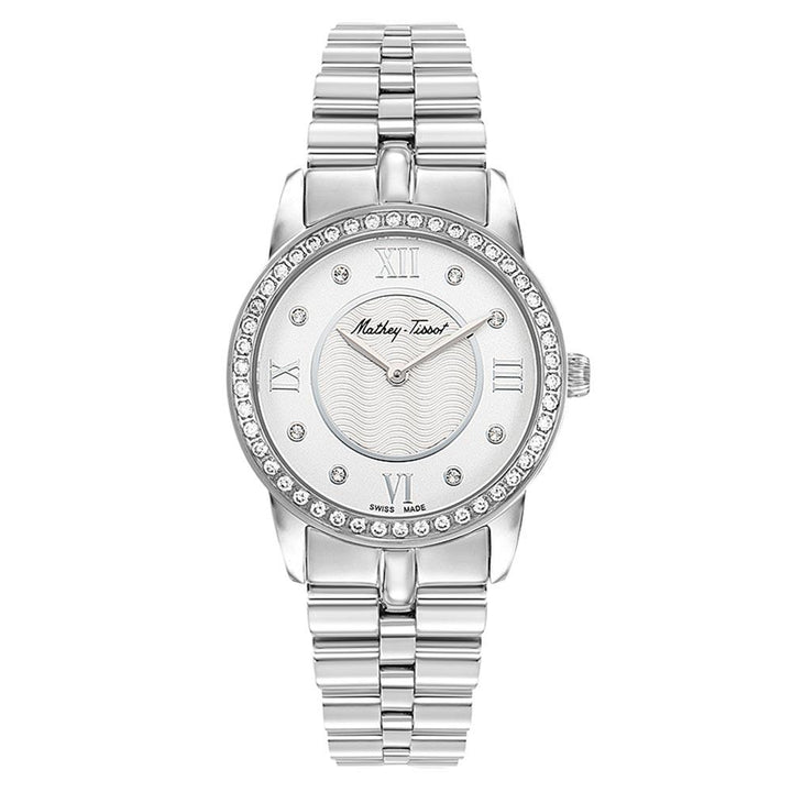 Mathey-Tissot Artemis Stainless Steel White Dial Women's Swiss Made Watch - D1086AQI