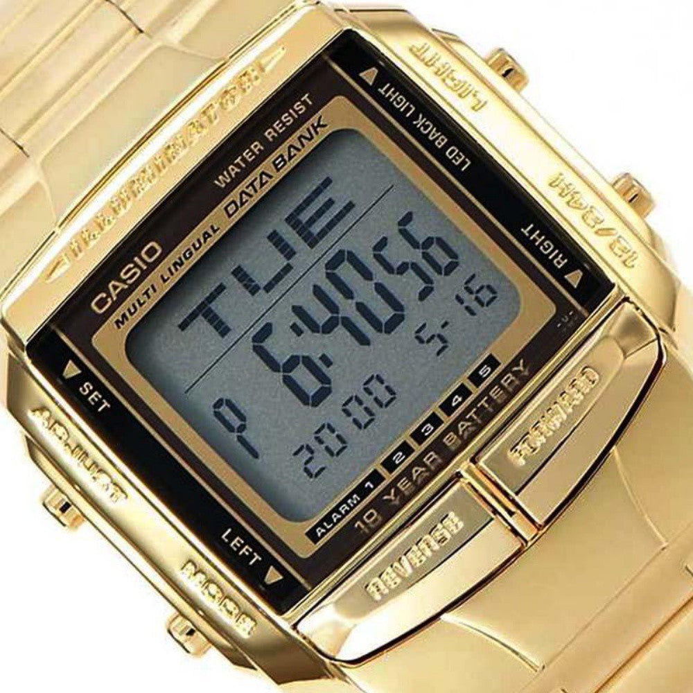Casio Classic Gold Steel Digital Unisex Watch - DB360G-9