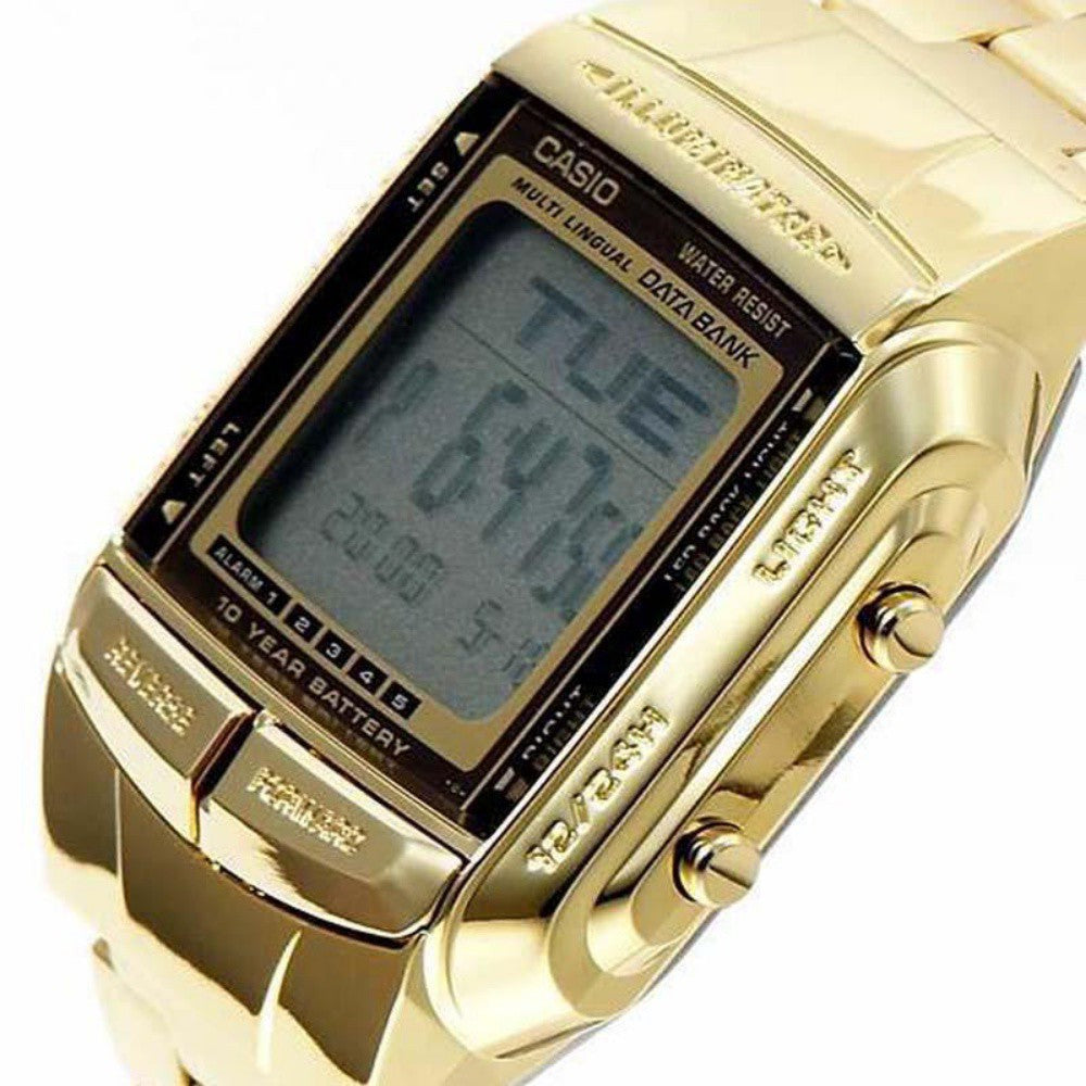 Casio Classic Gold Steel Digital Unisex Watch - DB360G-9