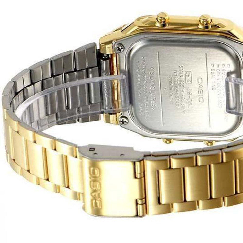 Casio Classic Gold Steel Digital Unisex Watch - DB360G-9