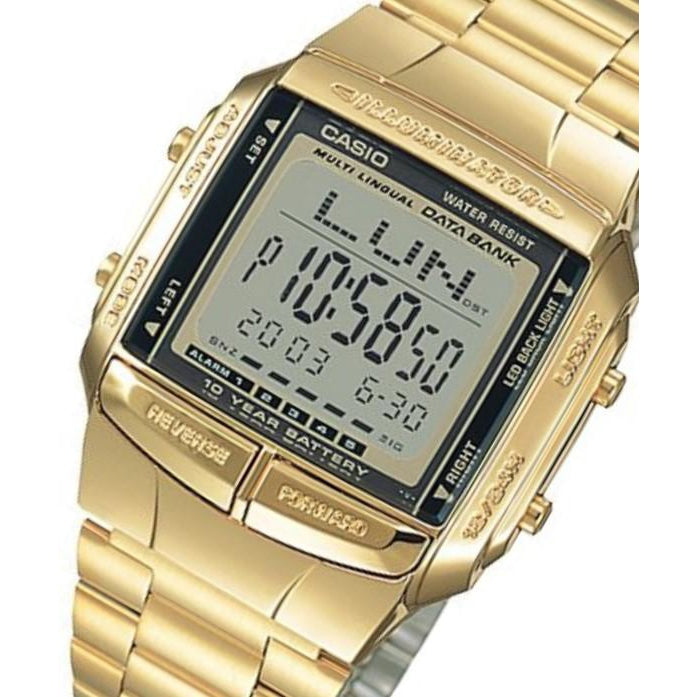 Casio Classic Gold Steel Digital Unisex Watch - DB360G-9