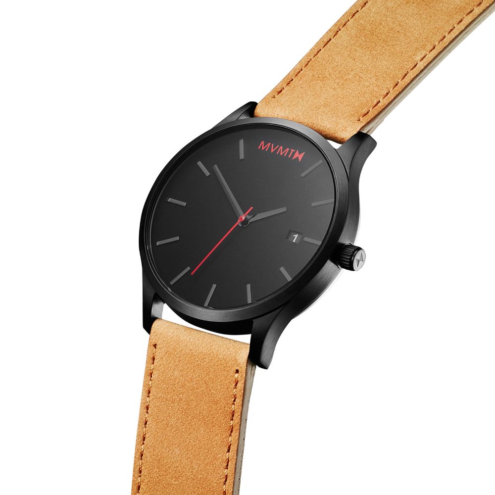MVMT Classic Tan Leather Men's Watch - DL2135L351
