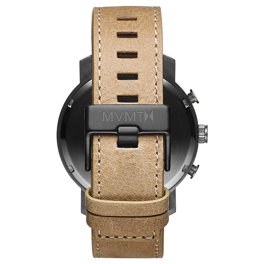 MVMT Chrono Sandstone Leather Men's Watch - DMC01GML