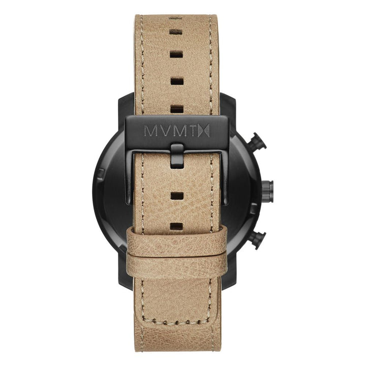 MVMT Chrono 40MM Sandstone Leather Men's Watch - DMC02GML