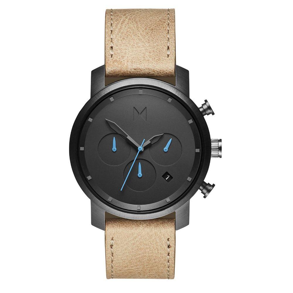 MVMT Chrono 40MM Sandstone Leather Men's Watch - DMC02GML
