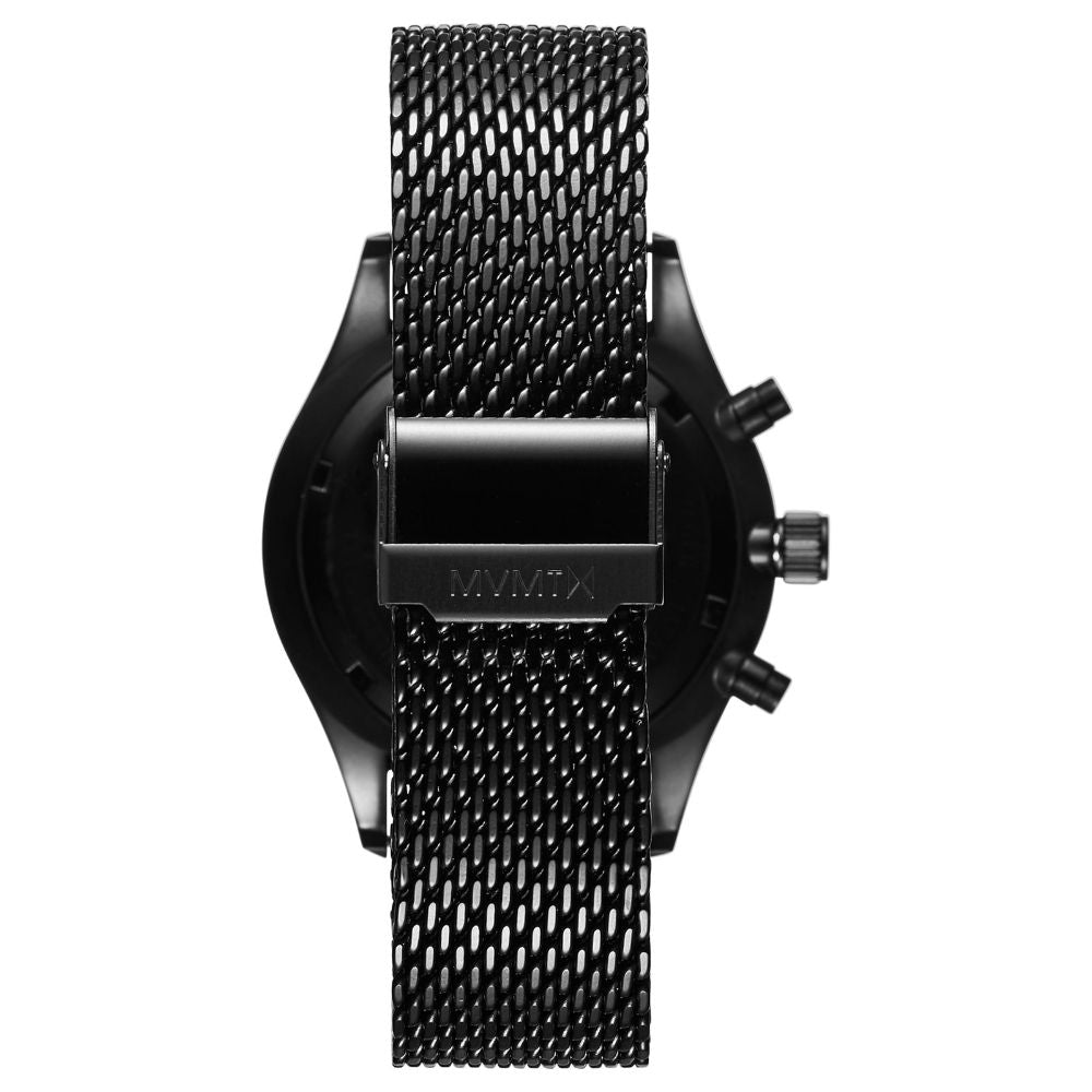 MVMT Voyager Black Steel Men's Multi-function Watch -DMV01BL2